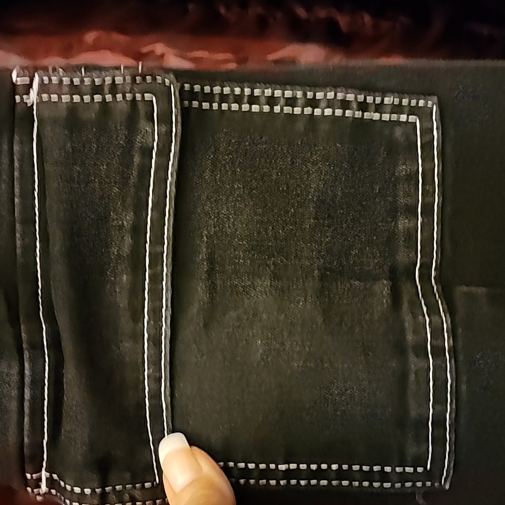 Rue21 Black Flare Women's Cargo Jeans - Picture 3 of 8